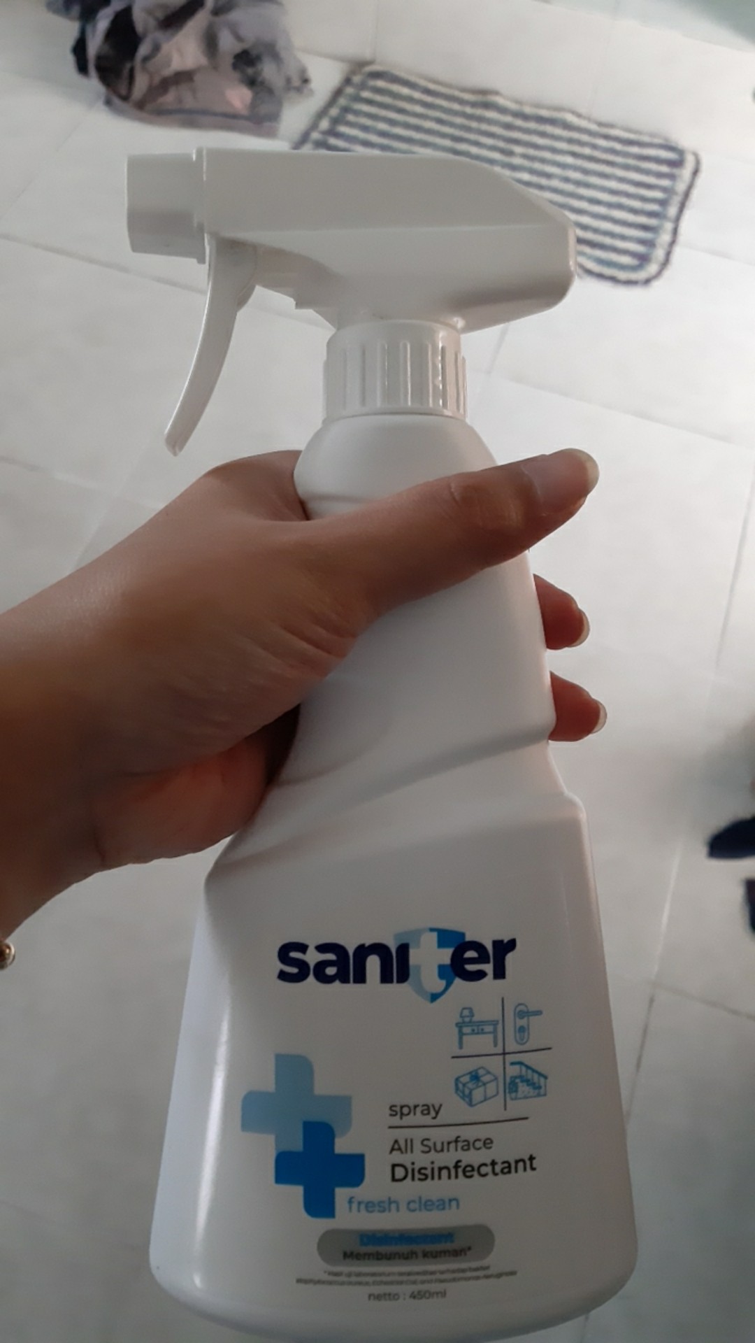 Saniter Spray Air And Surface Sanitizer Fresh Clean Disinfectant And Antibacterial