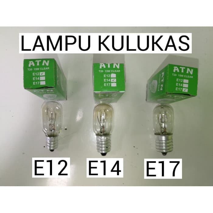 Lampu Kulkas LAMPU CABE E14 15watt