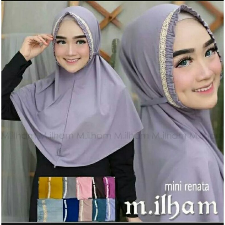 Hijab Instan jersey berlabel M. ilham