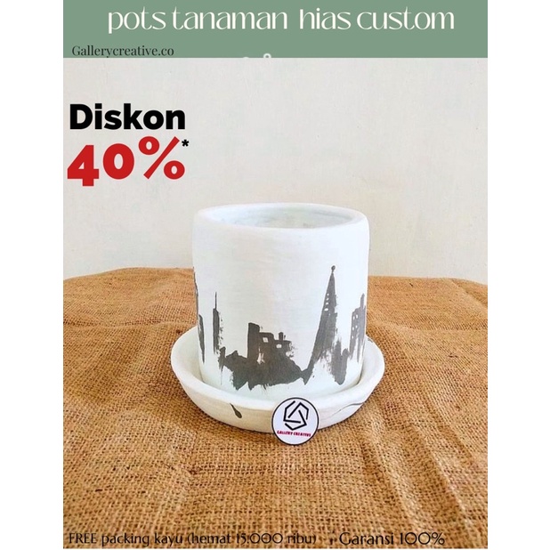 POT TERRACOTTA/POT TERAKOTA/pot lucu /pot custom/pot gerabah