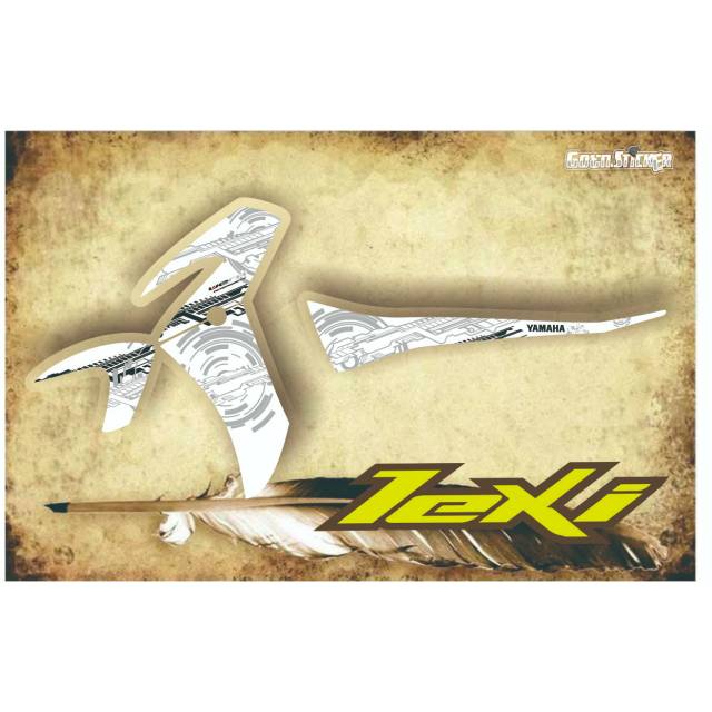 STRIPING LEXI VARIASI MOTOR YAMAHA LEXI