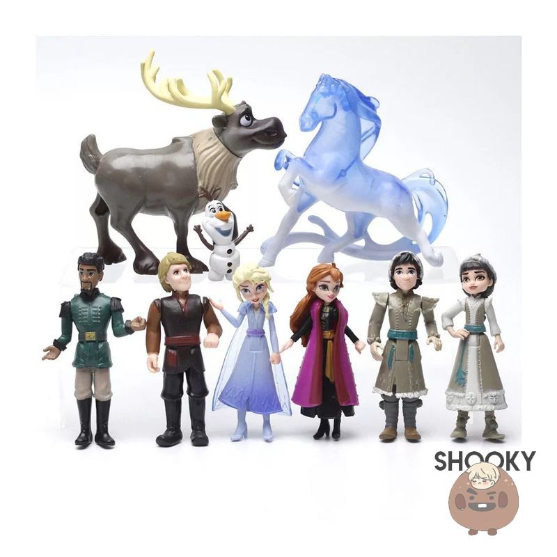 Frozen 2 figure dekorasi mainan Disney Princess Frozen2 movie 9