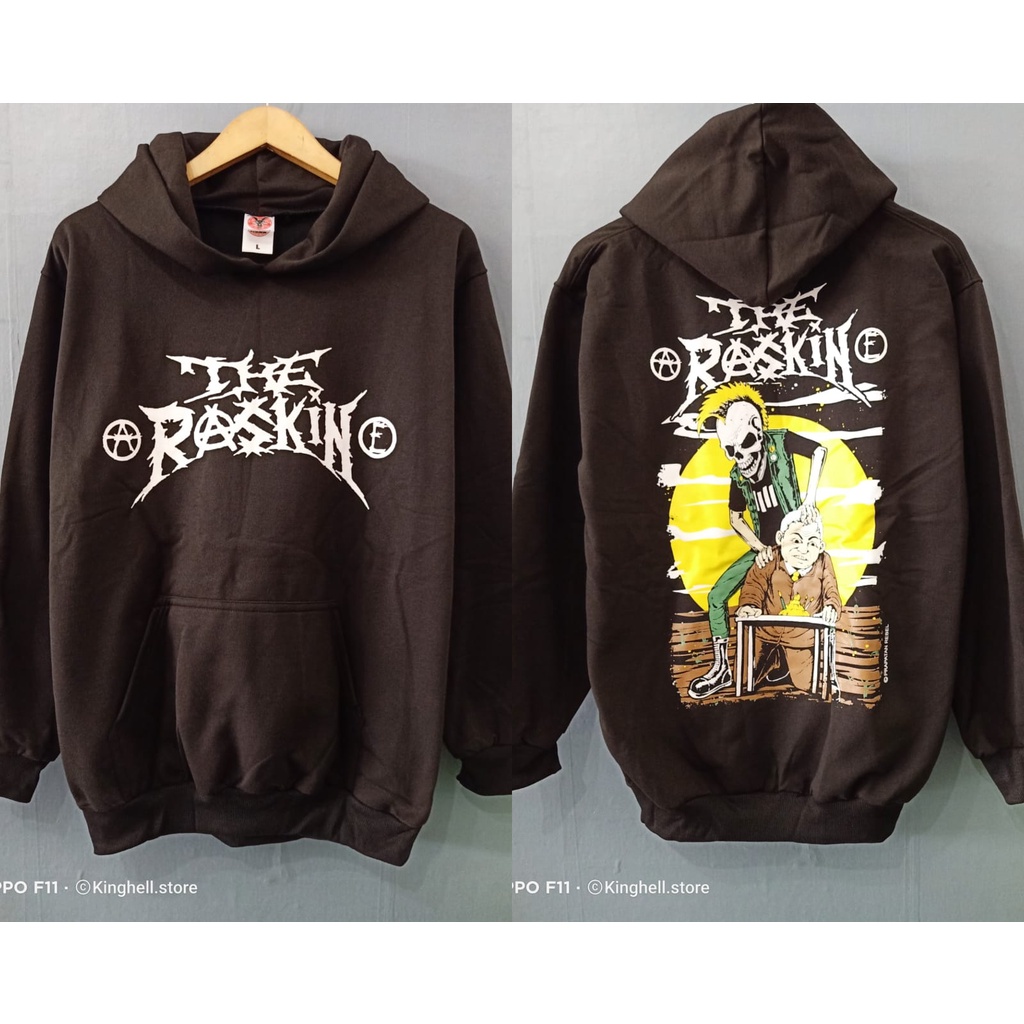 Sweater Hoodie Musik Metal Punk Street Prapatan Rebel Original