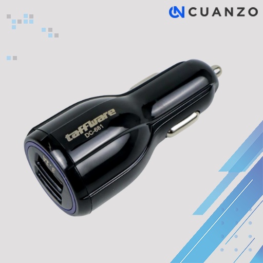Car Charger Dual USB Port 3.1A QC3.0 Qualcom Dual USB Charging / Mobil Charger Hp Usb Adaptor Sambun