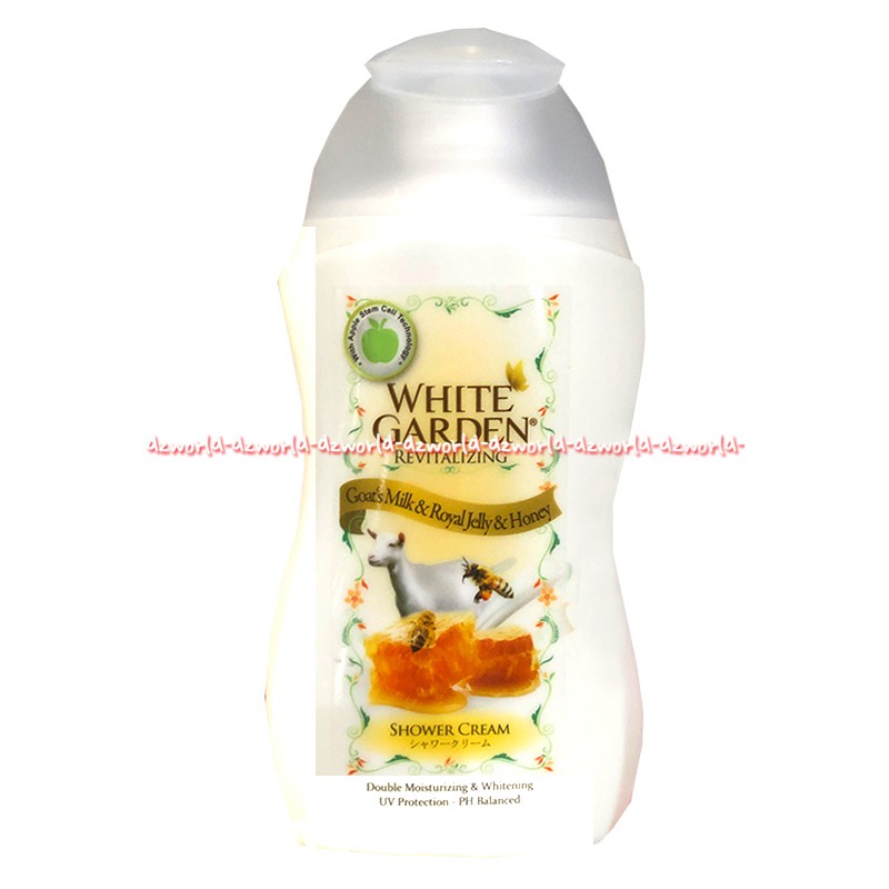 White Garden 250ml Refreshing Goat's Milk Pearl Shower Cream Whitegarden