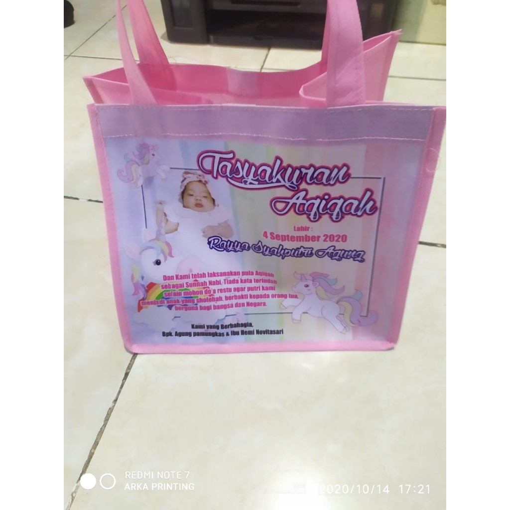 

Tas Custom Ultah Aqiqah