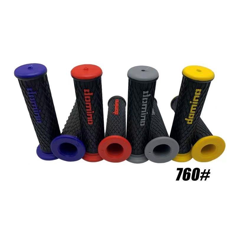 Handgrip karet stang domino model jaring warna kanan kiri domino