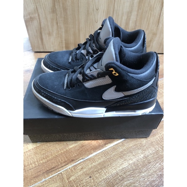 AIR JORDAN 3 TINKER HATFIELD BLACK CEMENT SIZE 43