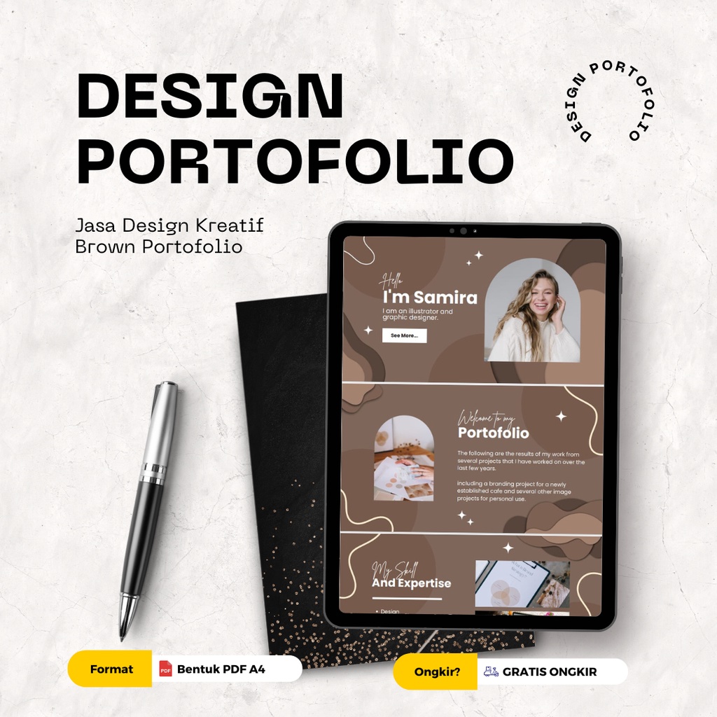 

[Paket] JASA DESIGN POTOFOLIO PROFIL DIRI | PORTOFOLIO SYARAT LAMAR KERJA | PORTOFOLIO LAMARAN