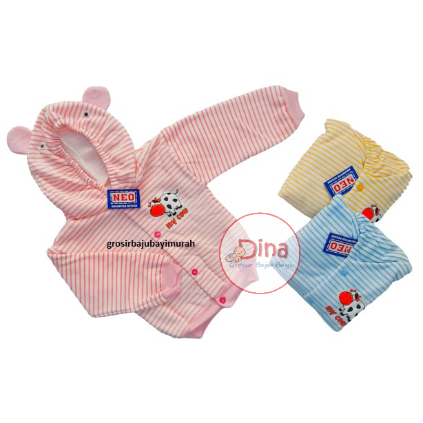 jaket bayi NEO GARIS 3-12 bulan