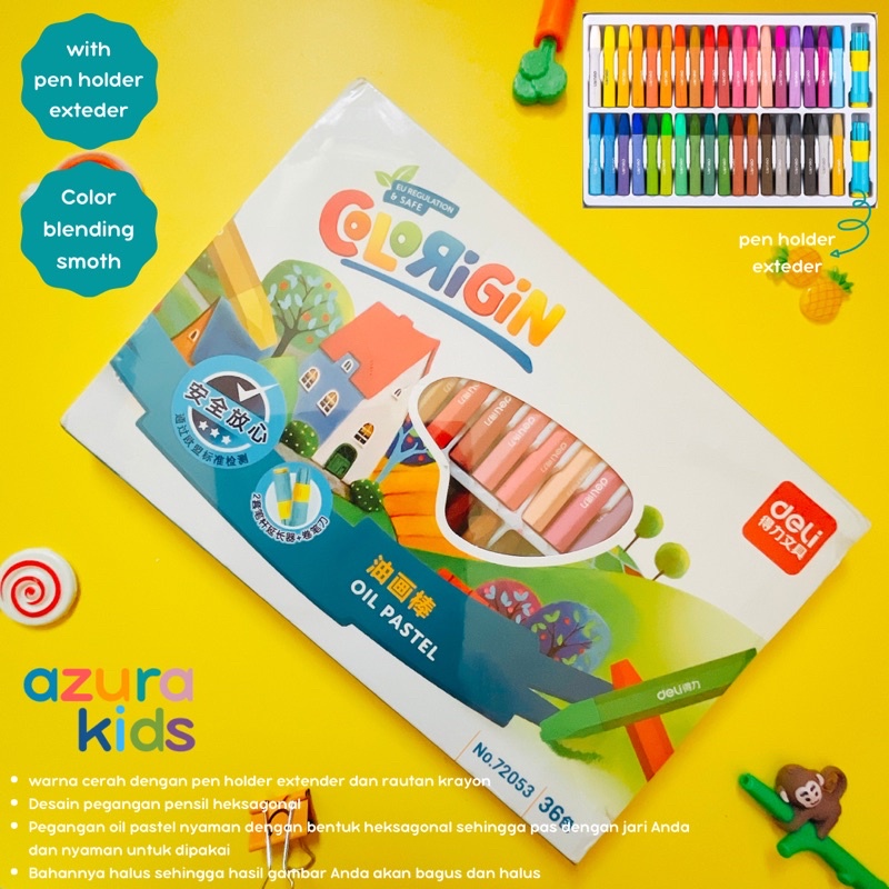 

Azurakids Oil pastel Krayon Crayon Colorfull Mewarnai Anak