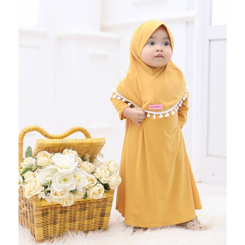 Gamis Anak Perempuan OrigGamis Anak Perempuan Original Khaireen / Gamis Bayi Newborn 0-5 Tahun / Gamis Bayi Perempuaninal Khaireen / Gamis Bayi Newborn 0-5 Tahun