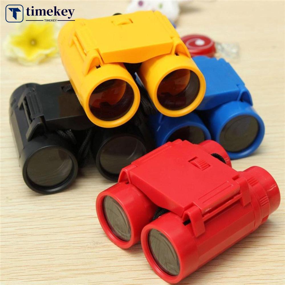 Timekey Teleskop Binocular Zoom 2.5x26 Dengan Strap Leher Untuk Anak K5M5