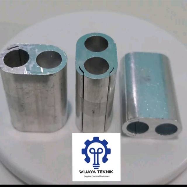 CCO konektor sambungan kabel JTR ukuran 70 x 70mm alumunium