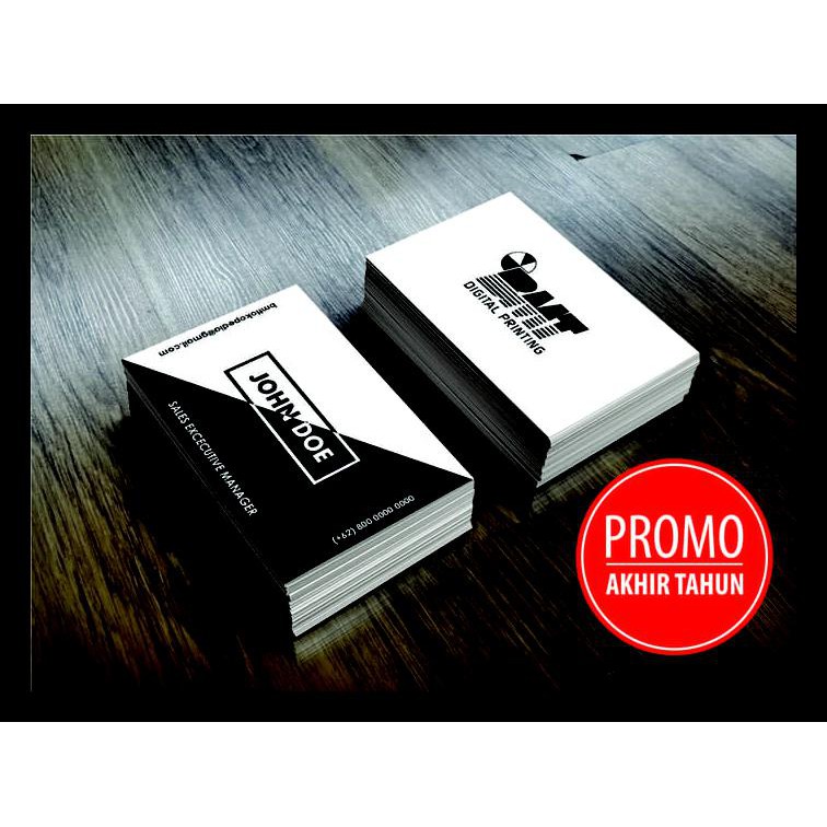 

NEW KARTU NAMA 1 SISI PLUS LAMINASI DOFF/GLOSSY | 1 BOX ISI 100 LBR PAKET ALAT TULIS MURAH