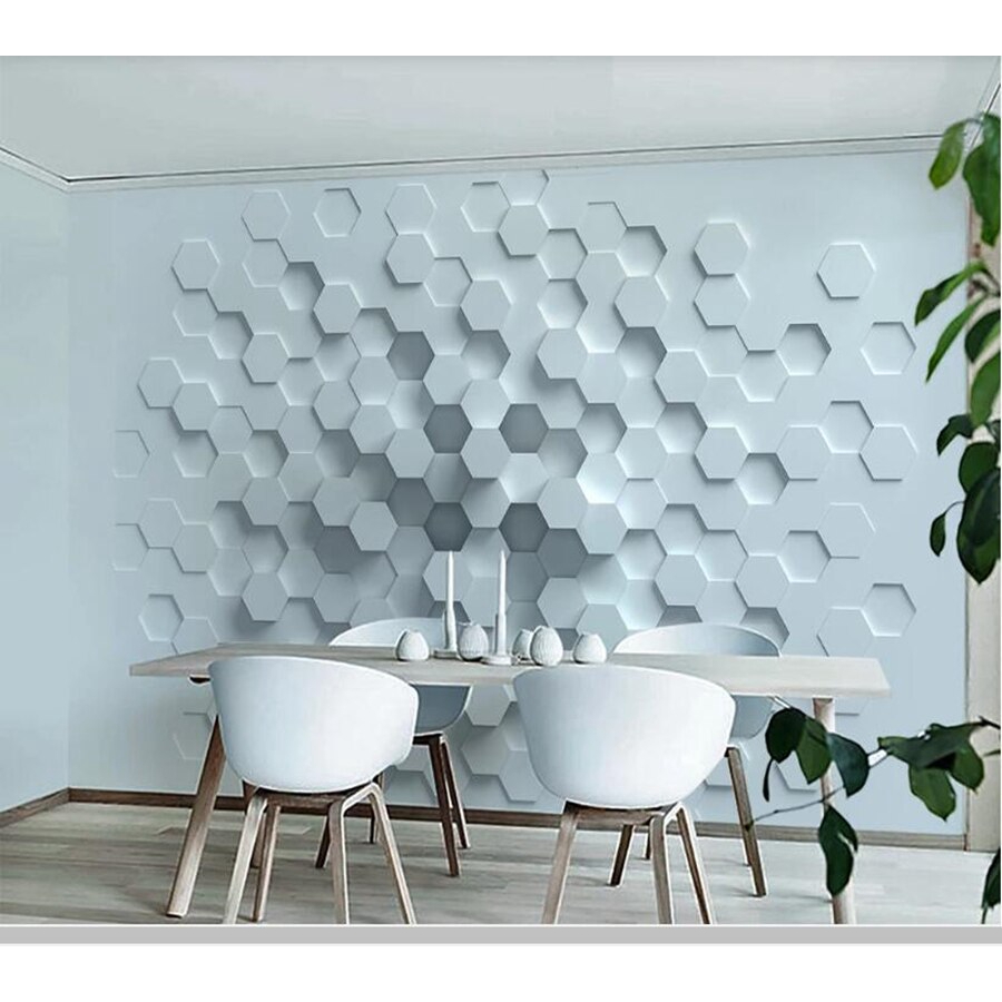 Papel De Parede Modern Geometric Stereo Background Wall 3d