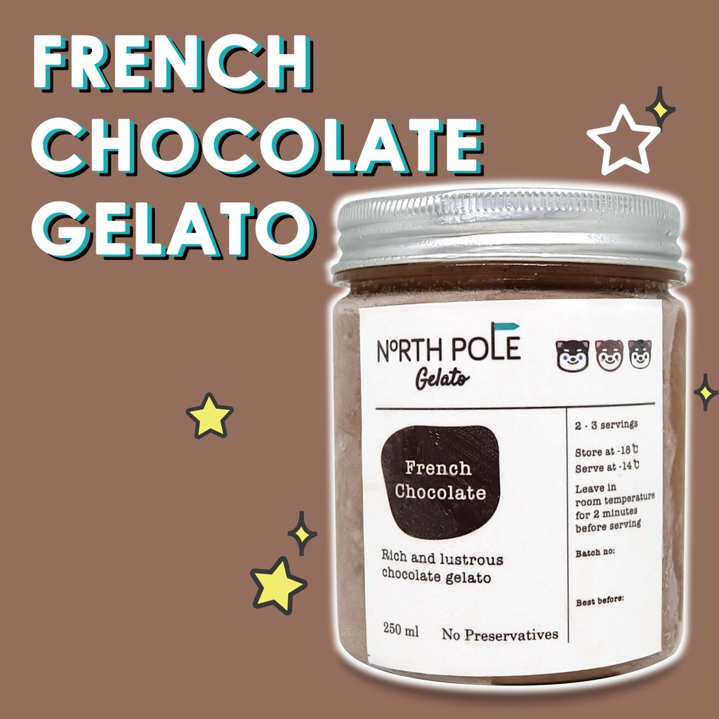 

French Chocolate Gelato - North Pole Gelato