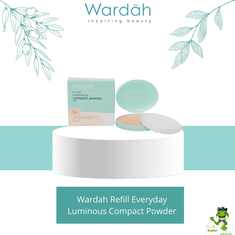 ❣️Rakkistore99❣️Wardah Refill Everyday Luminous Two Way Cake (100% Original)