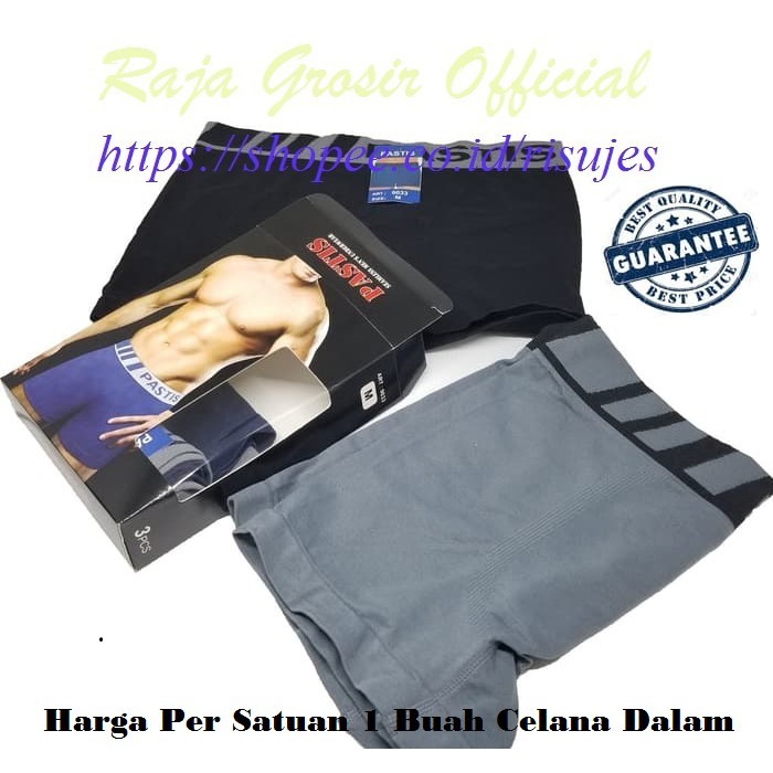 CD Boxer Cowok Premium PASTIS 9033 / Celana Dalam Pria Laki-laki ASLI PASTIS