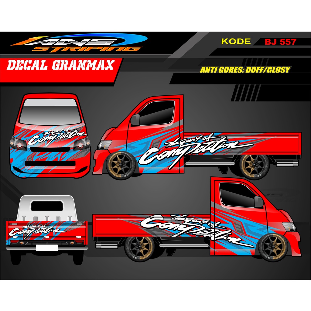 STIKER MOBIL GRANMAX PICK UP / DECAL MOBIL GRANMAX CARRY L300