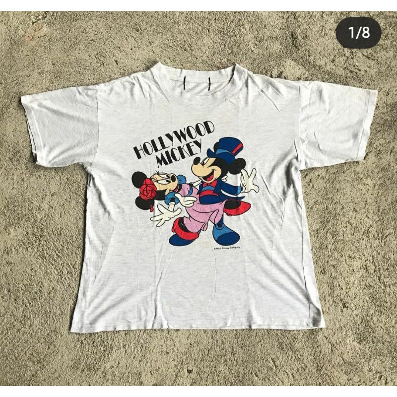 KAOS VINTAGE SECOND PAKAIAN PRIA HOLLYWOOD MICKEY PAKAIAN PRIA ATASAN PRIA BAJU VINTAGE KAOS UNISEX