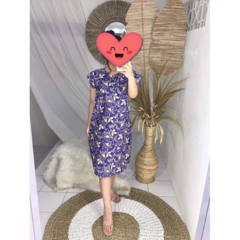 ECER DASTER JUMBO LD 130 CM / DASTER IBU UKURAN XXL /DASTER BUSUI /DASTERJUMBO MOTIF TERBARU / PAKAIAN WANITA-BUNGA SAKURA UNGGU
