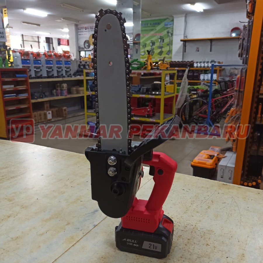 Cordless Mini Chainsaw / Gergaji Listrik Baterai 10" Inch BL510 BULL