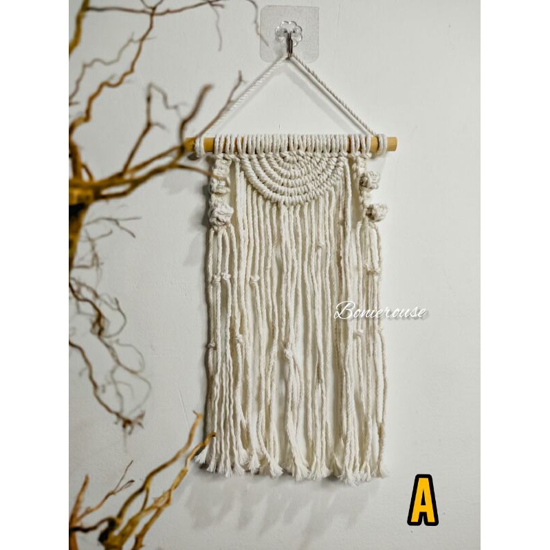 macrame wall hanging / makrame hiasan dekorasi dinding 01