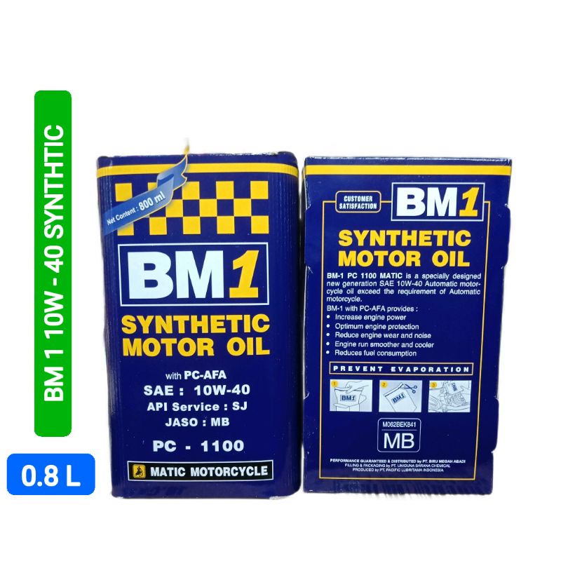 OLI MATIC BM1 10W-40 0.8L 100% ORIGINAL FOR ALL MATIC