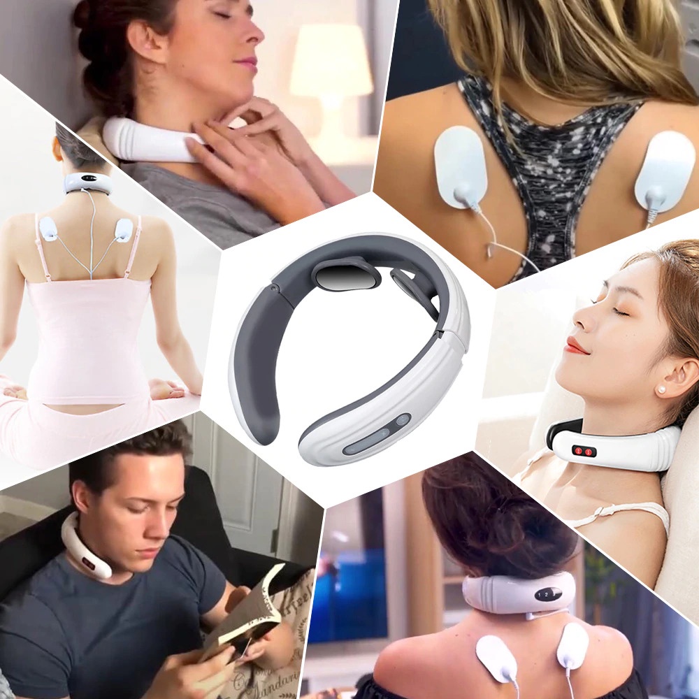 Bisa COD Alat Pijat Elektrik Terapi Leher dan Punggung Cervical Vertebra with Electrode - YUKUI JT-500