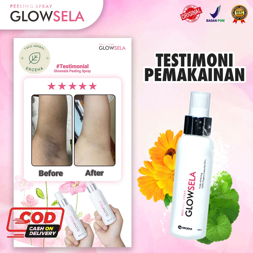 PEMUTIH Lipatan kulit, Ketiak, SELANGKANGAN - GLOWSELA Peeling SPRAY