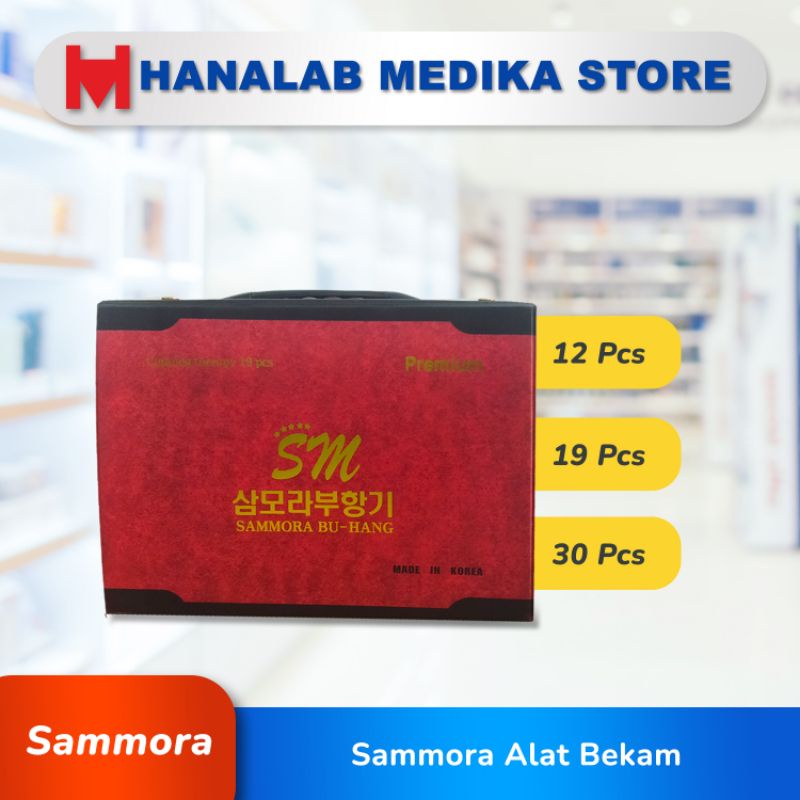 Alat Bekam Sammora Premium 12kop / Samora Cupping Therapy 12pcs