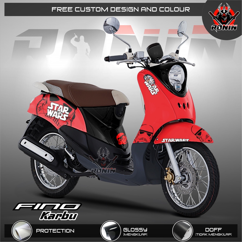 Sticker Decal Full Body Fino Karbu Fino Lama Motif Star War