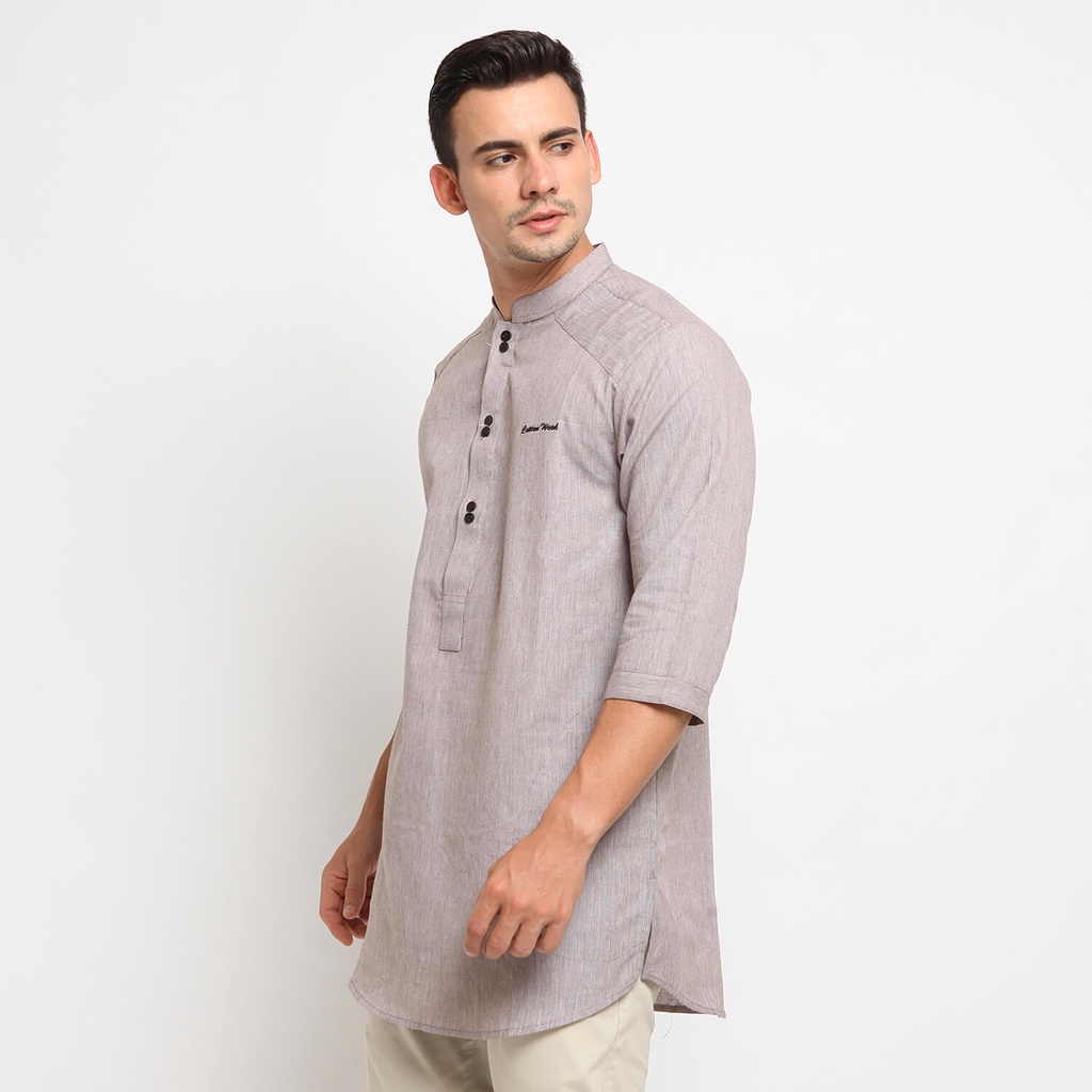 HAMZAH COFFEE |ManNeedMe x CW| Baju Koko Pria Lengan 3/4 Baju Muslim Kurta Dewasa ORIGINAL