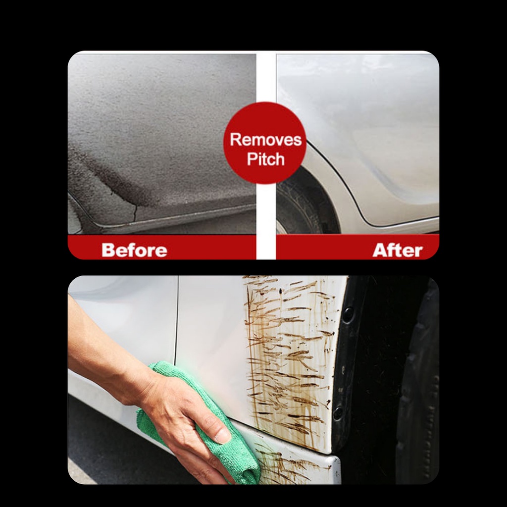 Tar remover - Penghilang / pembersih noda aspal / getah pohon &amp; serangga / clay bar body mobil motor