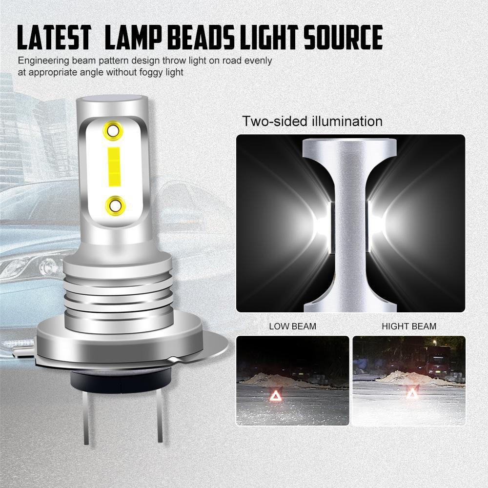 Lanfy H7 LED Car Headlight Bohlam Mobil Sinyal Balok Rendah Lampu Mobil Auto Headlight Bulbs Kit Konversi Car LED Headlight