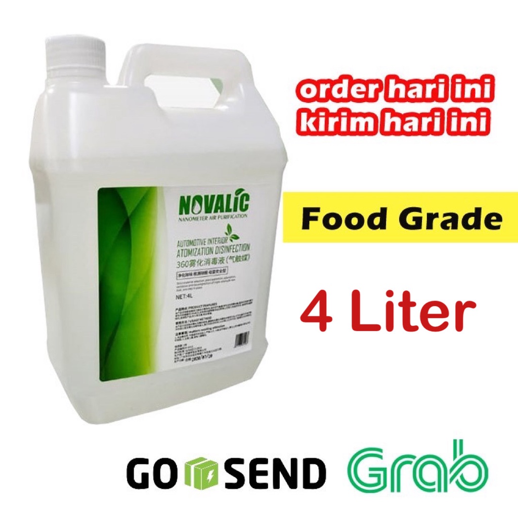 [Cairan 4 Liter] Cairan Disinfectant Novalic Cairan Disinfektan Food Grade