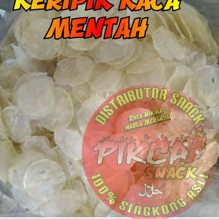

[_09] PIKCA SNACK Keripik kaca Mentah 1 kg produck vyralral