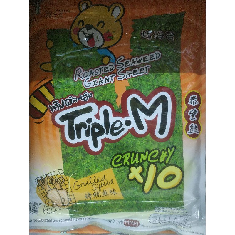 

rumput laut sotong triple-m isi 10 lembar
