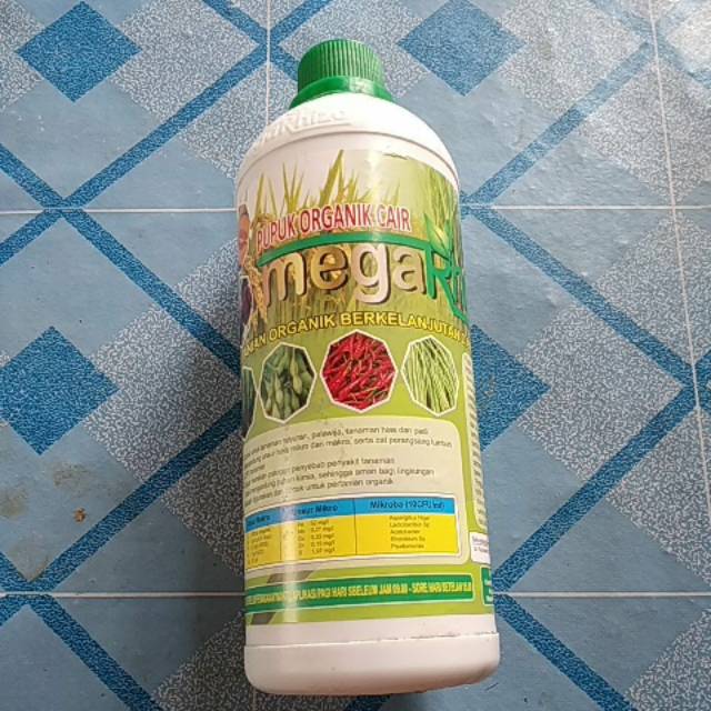 pupuk organik cair MEGARHIZO 1liter