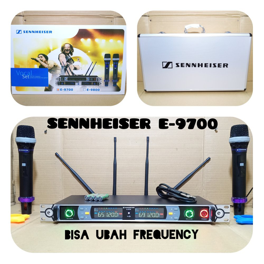 mic wireless sennheiser e9700 handheld microphone wireles shennheiser e 9700 handel mikrofon pegang