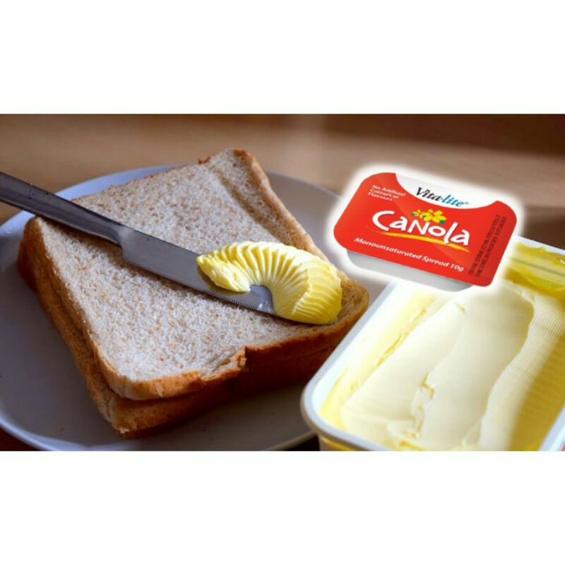 Canola Vitalite Unsalted Butter | Alergi Susu Lemak Nabati | isi 10 Pcs | Mentega | Makanan Bayi | Olahan Susu | Lemak Tambahan Bayi