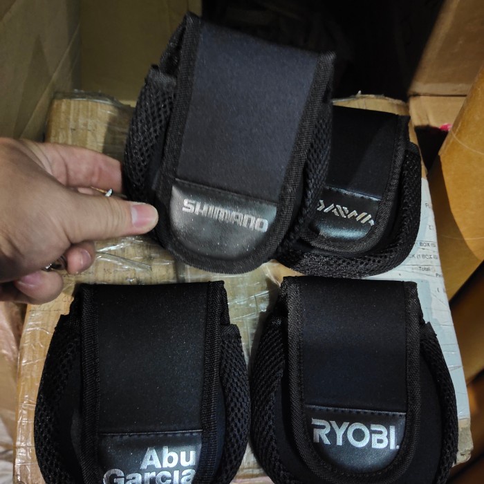 tas pelindung reel bag tas pancing sarung untuk reel baitcasting bc - ryobi