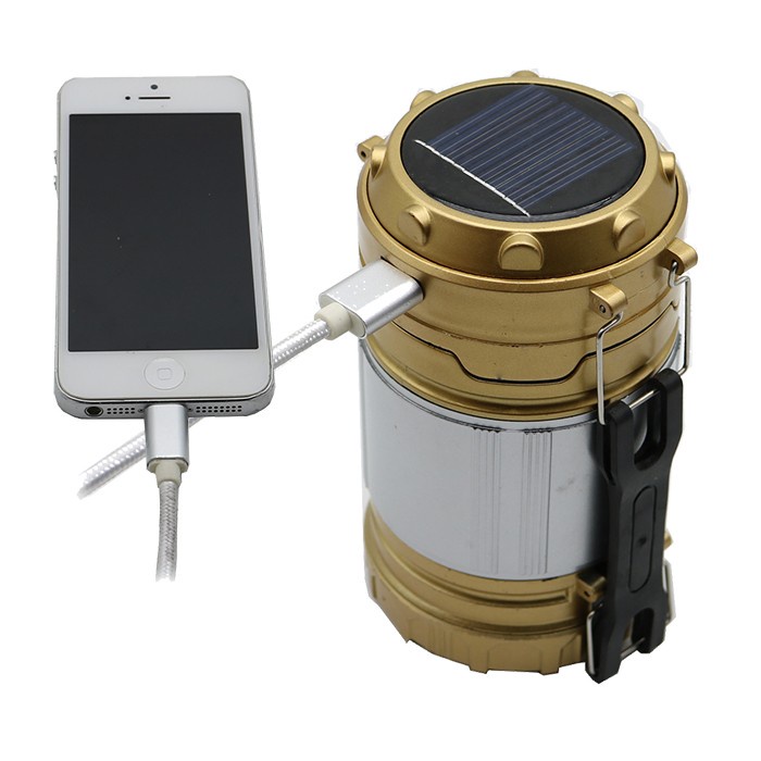 COD Senter Lampu Emergency - Lentera Camping Powerbank Solar GH-5800T / SENTER + LAMPU EMERGENCY RECHARGER CAMPING GH-5800T 1W+6LED