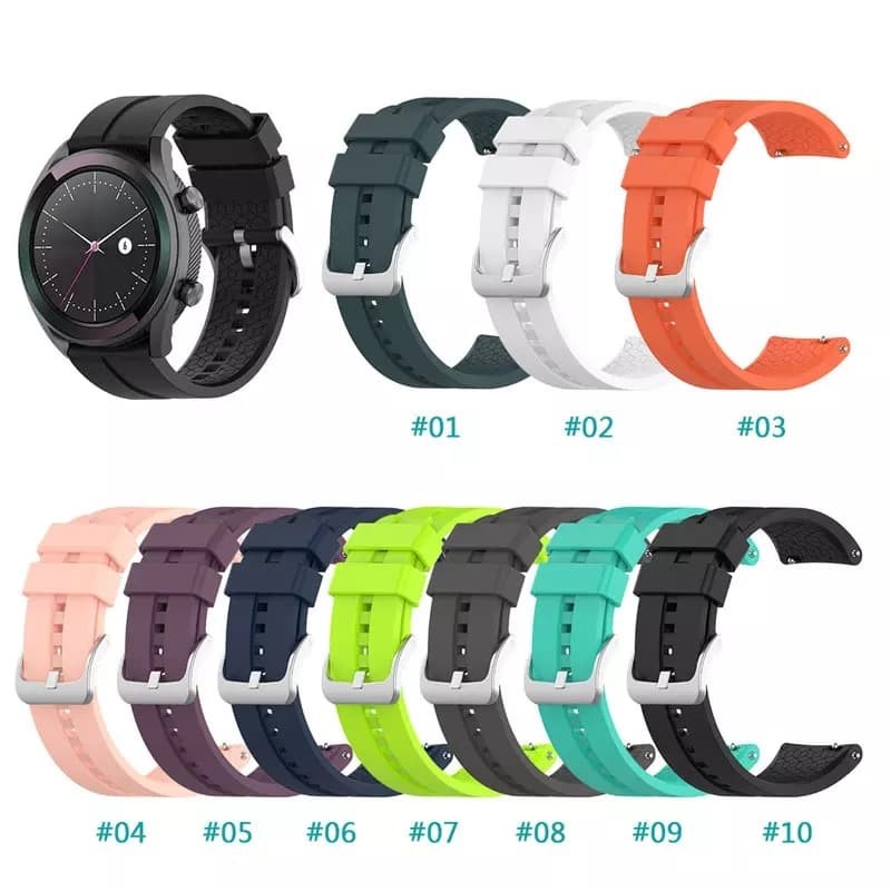 STRAP WATCH TALI JAM TANGAN - RUBBER SILICONE STYLE GT STRAP - FOR TICWATCH PRO