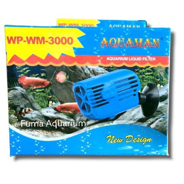 Aquaman WP-WM3000 Pompa Mesin Arus Ombak Wave Maker Kolam Akuarium 1 KIPAS