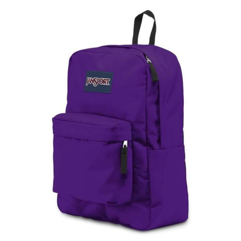 Tas ransel Jansport superbreak Signature Purple / Ungu ORIGINAL
