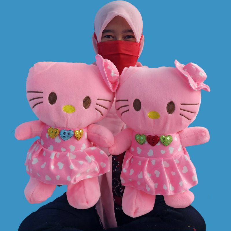 Boneka HELLOKITTY TOPI ROK Tanggung