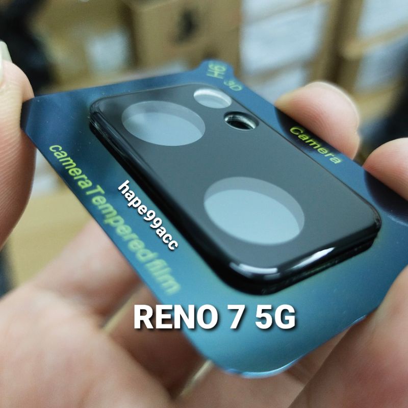 Reno 7 Z 5G Reno 7 5G tempered glass camera anti gores kamera 3D Black