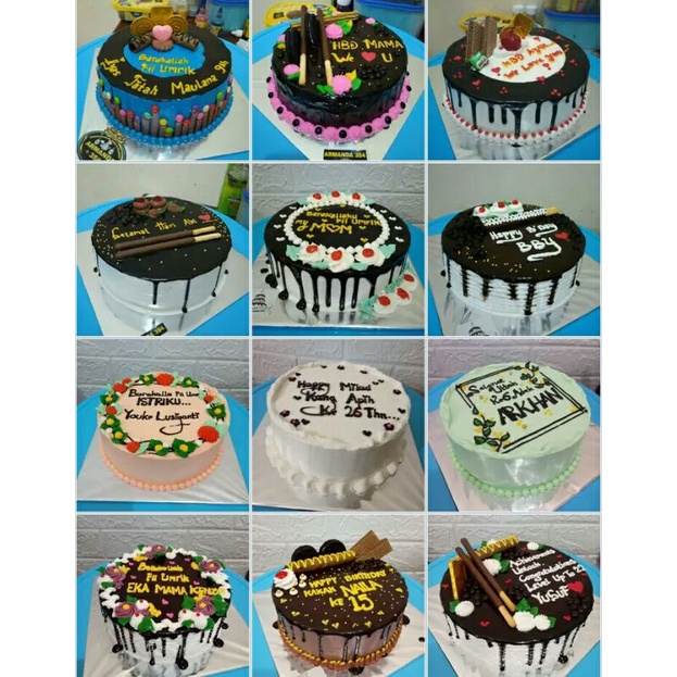 

kue ulang tahun Tangerang RANDOM (16cm)